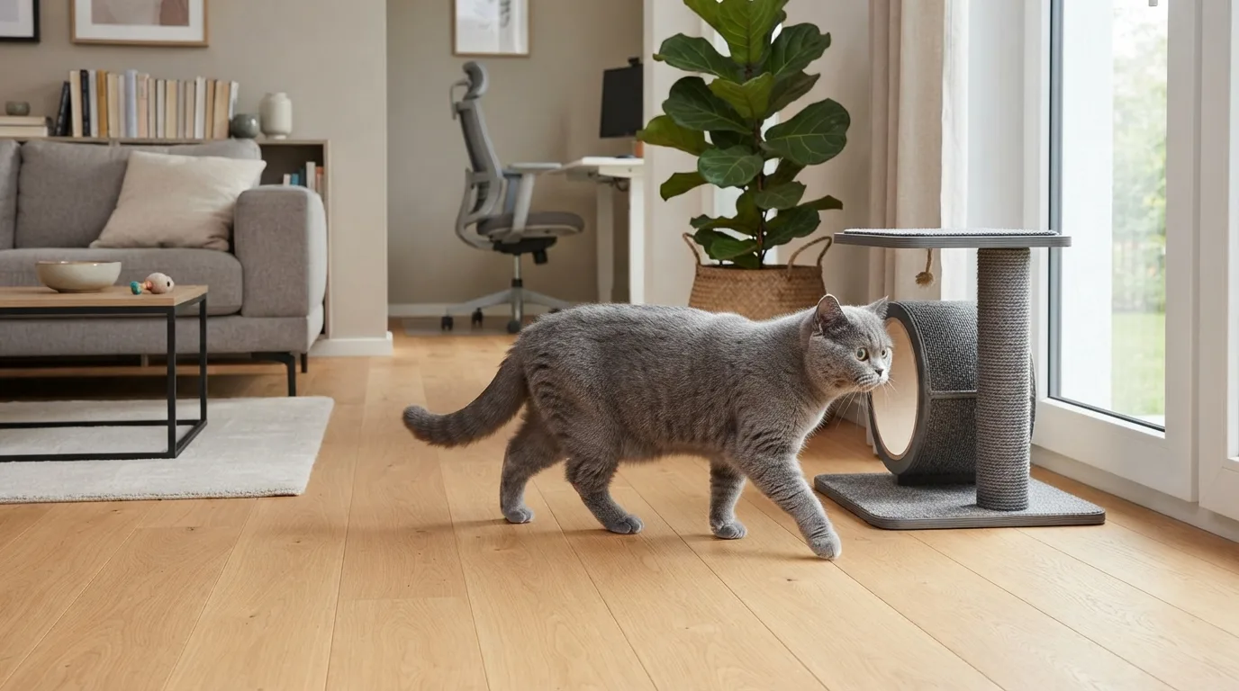 Various shorthaired cat breeds suitable for busy households